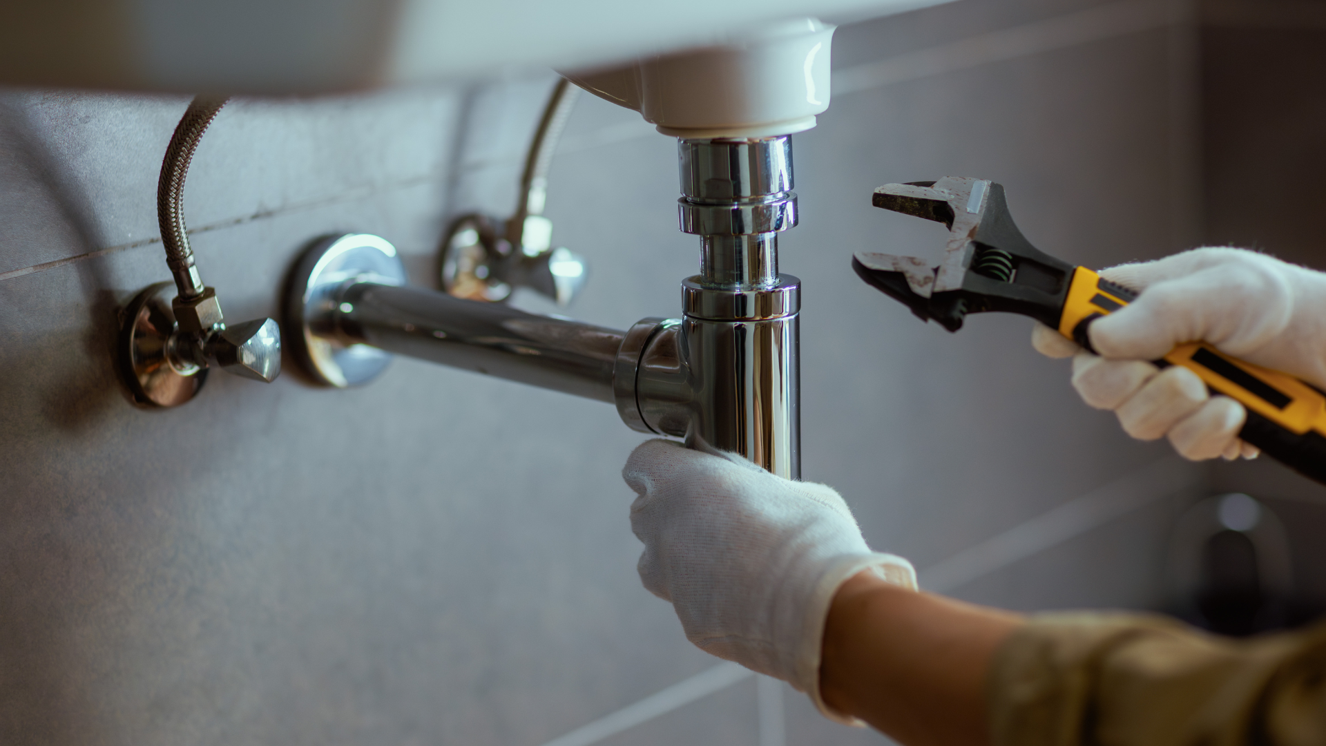 Emergency Plumbing — professional plumber at work