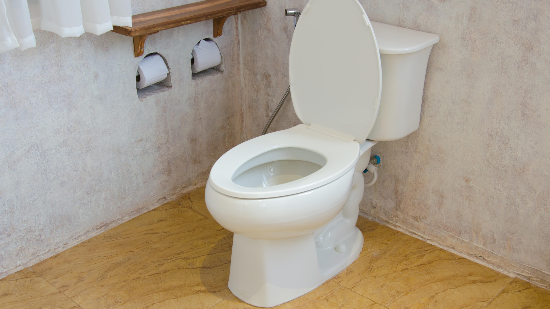 Toilet Repair — professional plumber at work