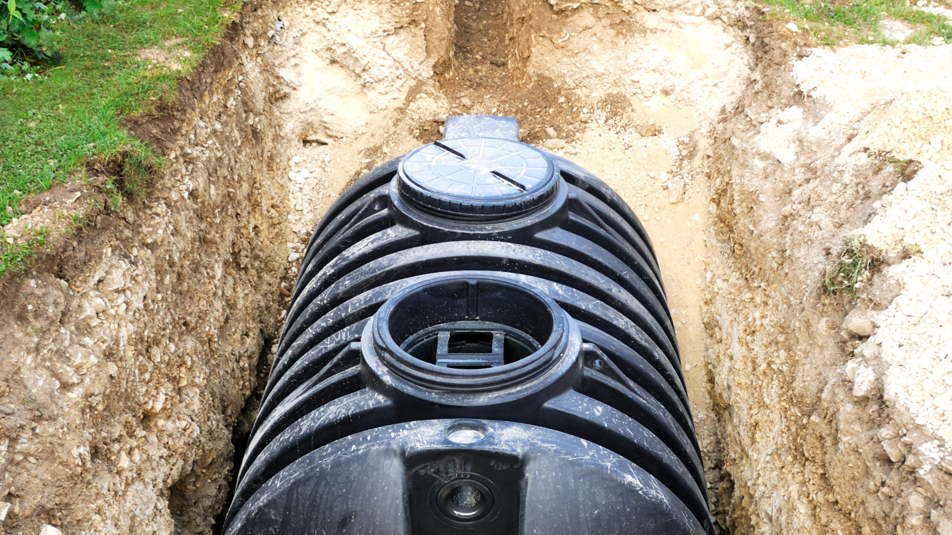 Septic System Installation — professional plumber at work
