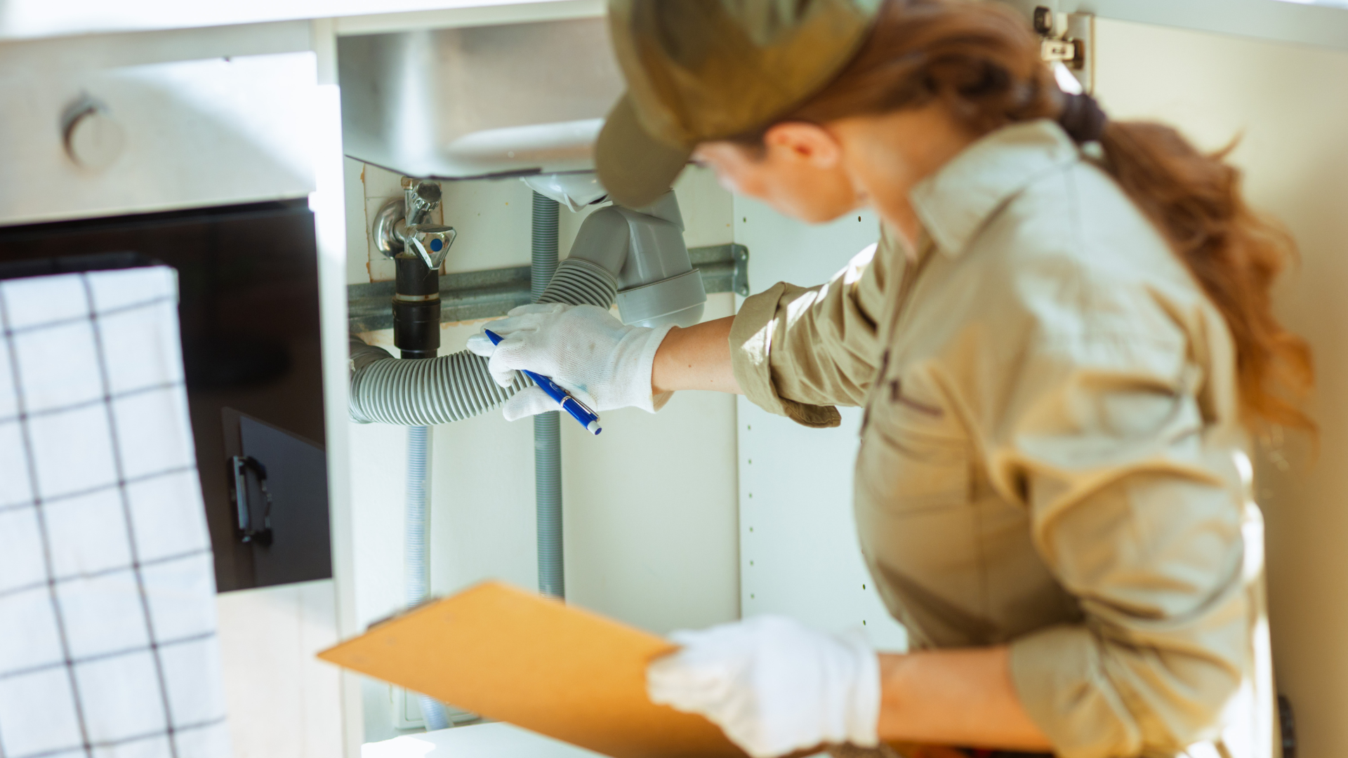 Plumbing Inspection — professional plumber at work