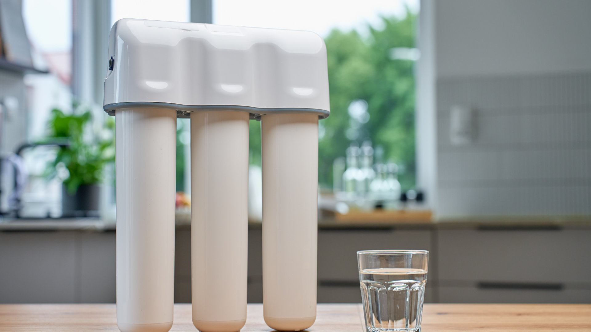 Water Filtration — professional plumber at work