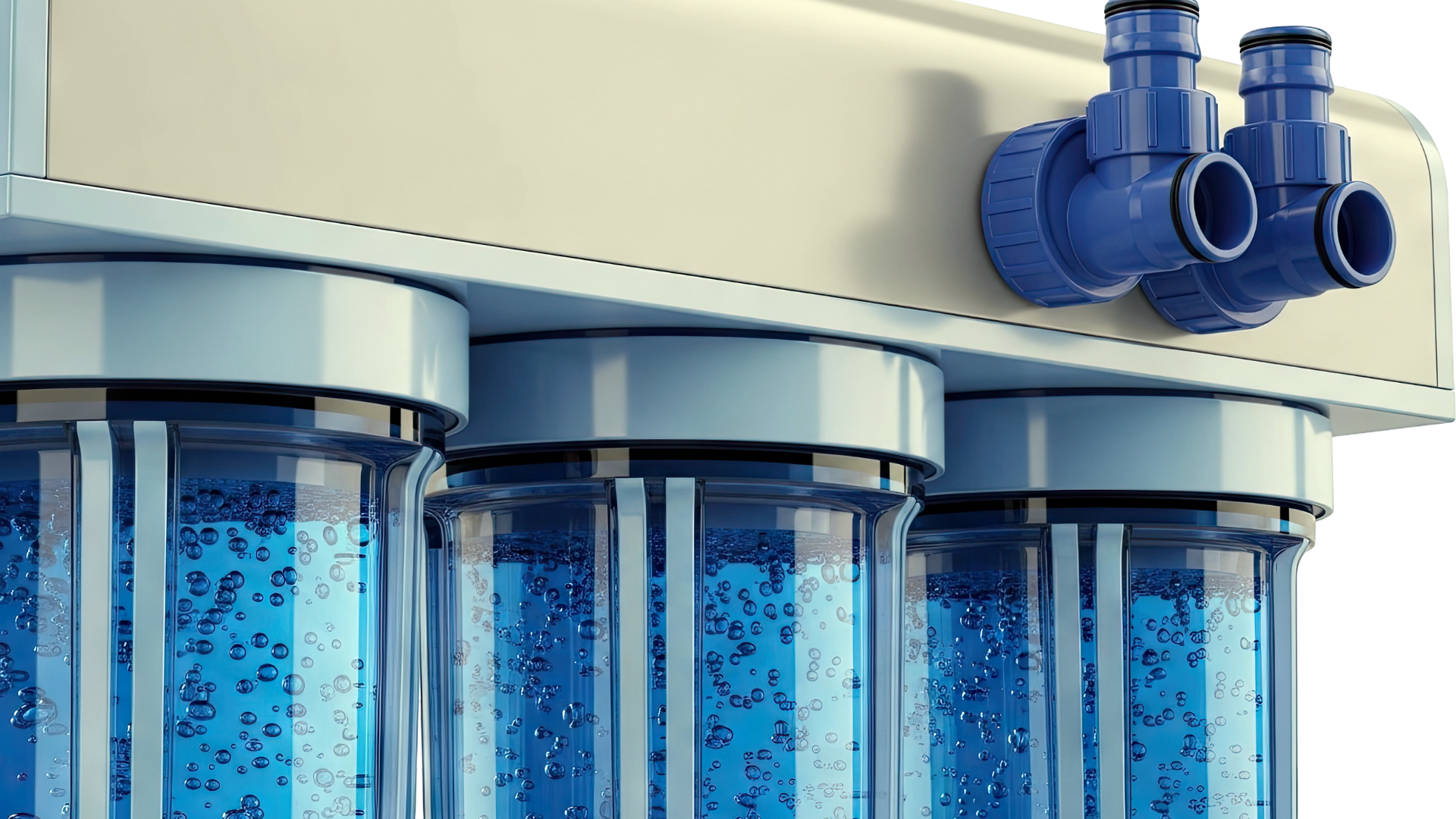 Water Softener Installation — professional plumber at work